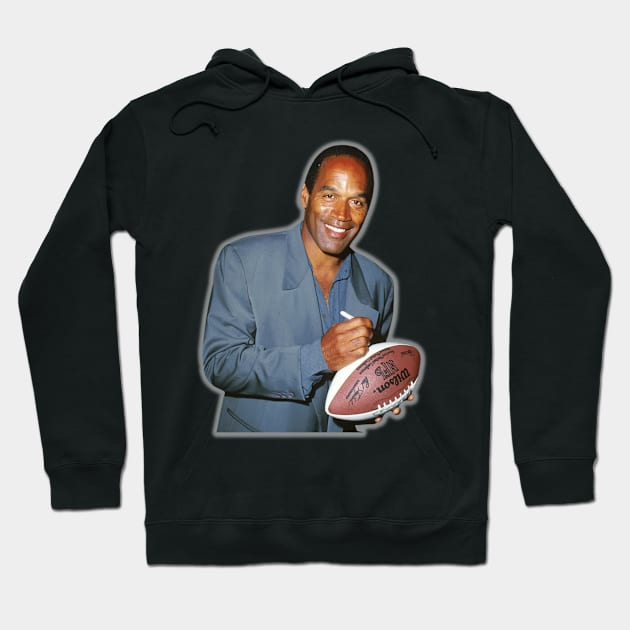 oj simpson fantasy football player Hoodie by graphicaesthetic ✅